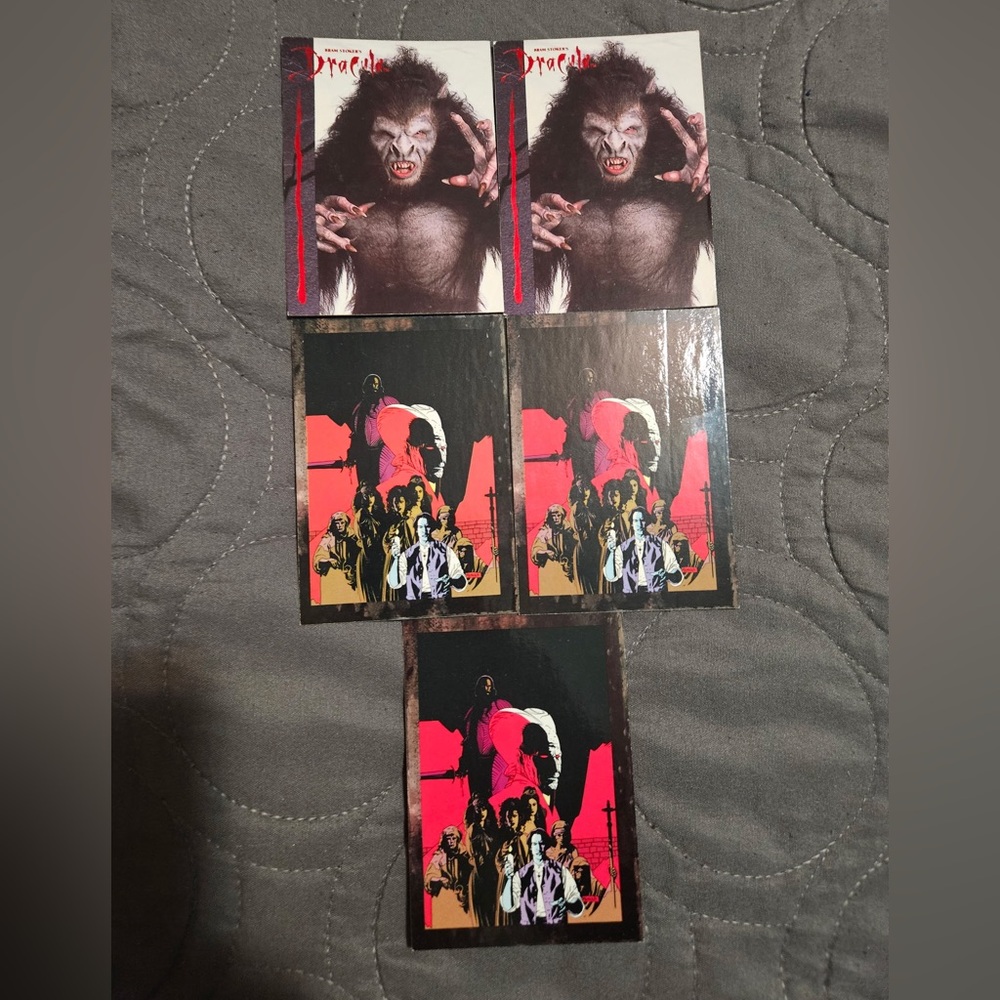 Topps comics Dracula cards